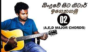 How To Play A,D and E Chords -Easy Chord Changes in Sinhala (Lesson 02)
